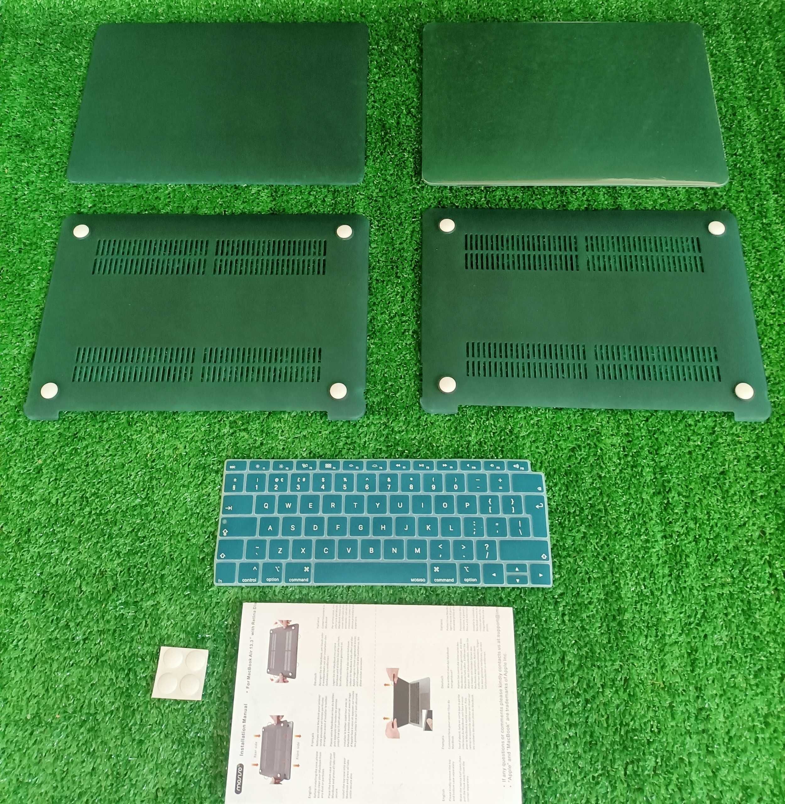 2 x Zielona obudowa MacBook AIR 13.3" MOSISO Nr00469