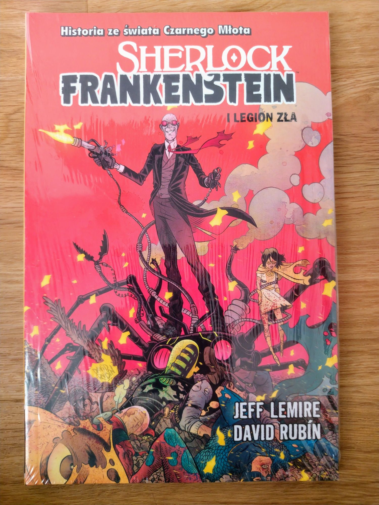 NOWY FOLIA Sherlock Frankenstein i Legion Zła Jeff Lemire David Rubin