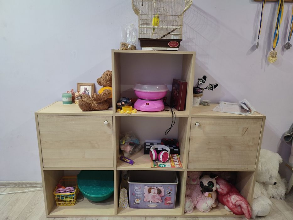 Стелаж дитячий Шафа Полиця для іграшок Стеллаж Полка