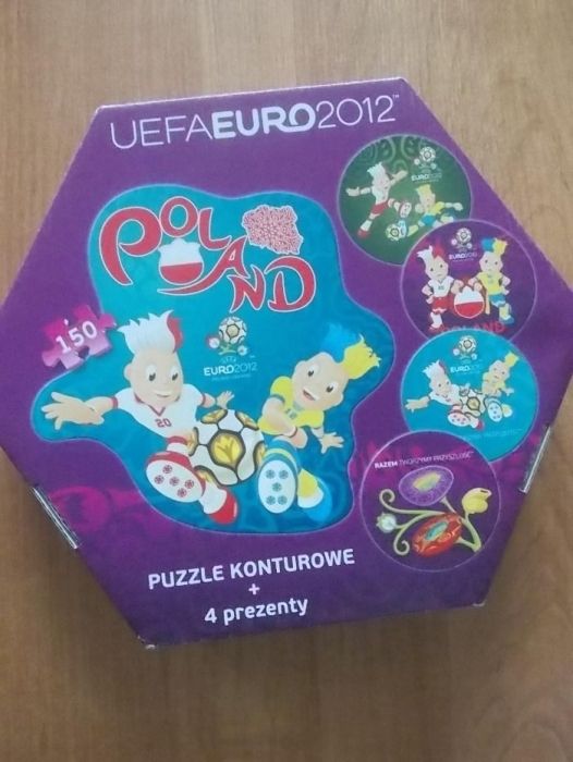 puzle Uefa Euro konturowe - 150 elementów