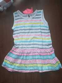 Używane ubranka dla dziewczynki, rozmiar 74cm, stan różny