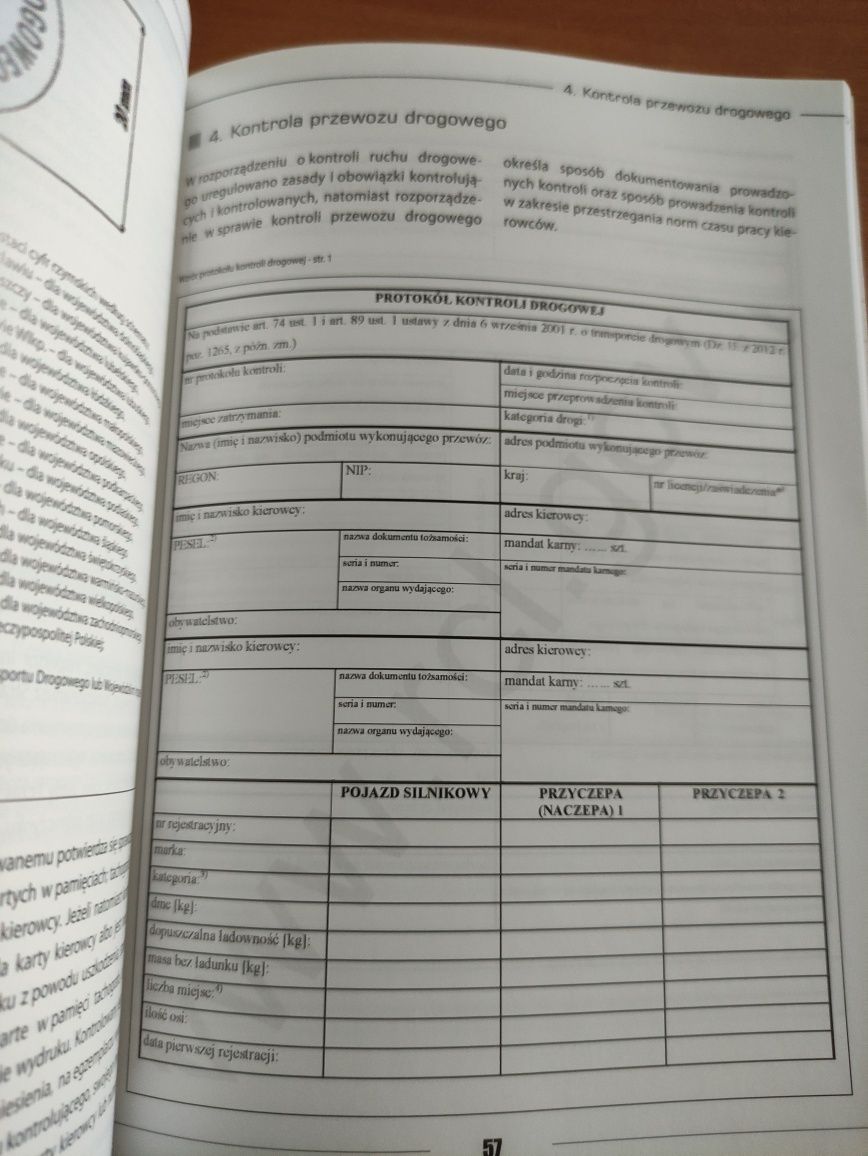 Kompendium wiedzy i czas pracy kierowcy zawodowego