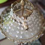 Candeeiro de cristal de teto