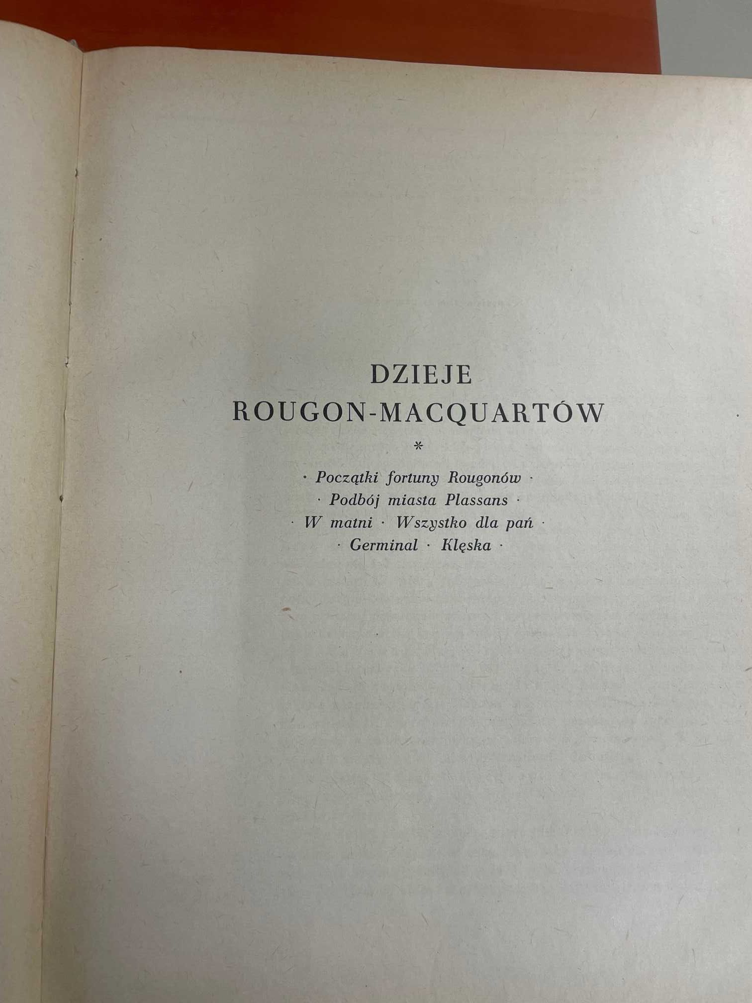 Emil Zola ,,Dzieła wybrane''-rok wydania -1954