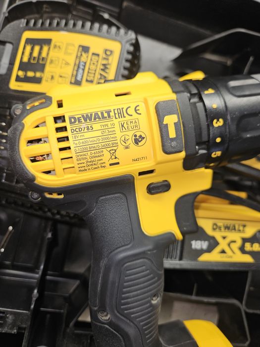 Dewalt DCD785 wiertarko wkrętarka udarowa 18v 2x5ah