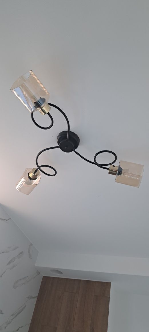Lampa + kinkiet podwójny