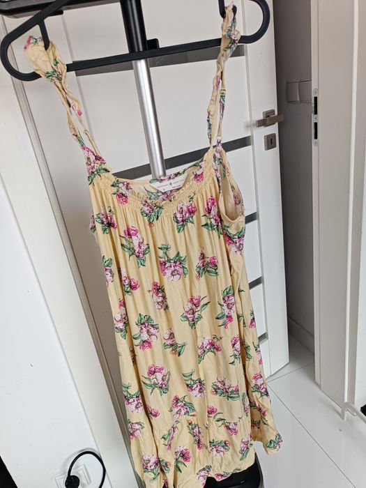 Tk Maxx sukienka XXL 44 2xl 16 kwiaty ramiączka lato
