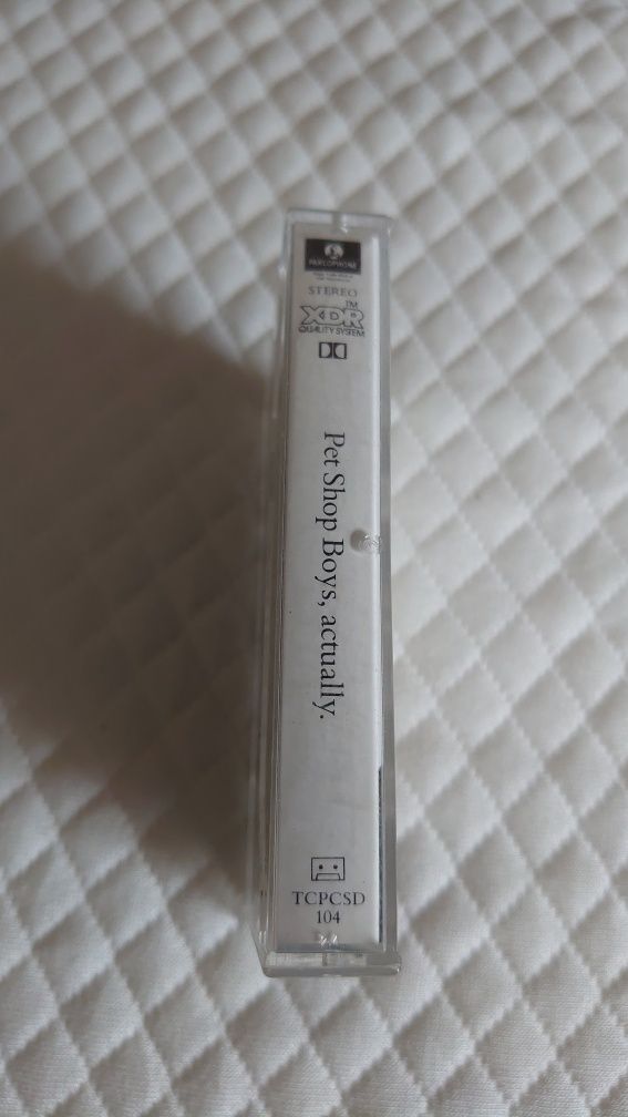 Pet Shop Boys Actually kaseta audio UK edition MC