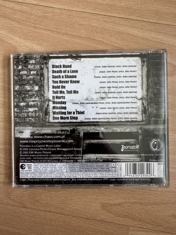 CD - Lipnicka/Porter: Inside Story. Rarytas!
