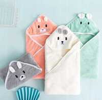 Ręcznik Kąpielowy Królik Koc Dla Dzieci Szary