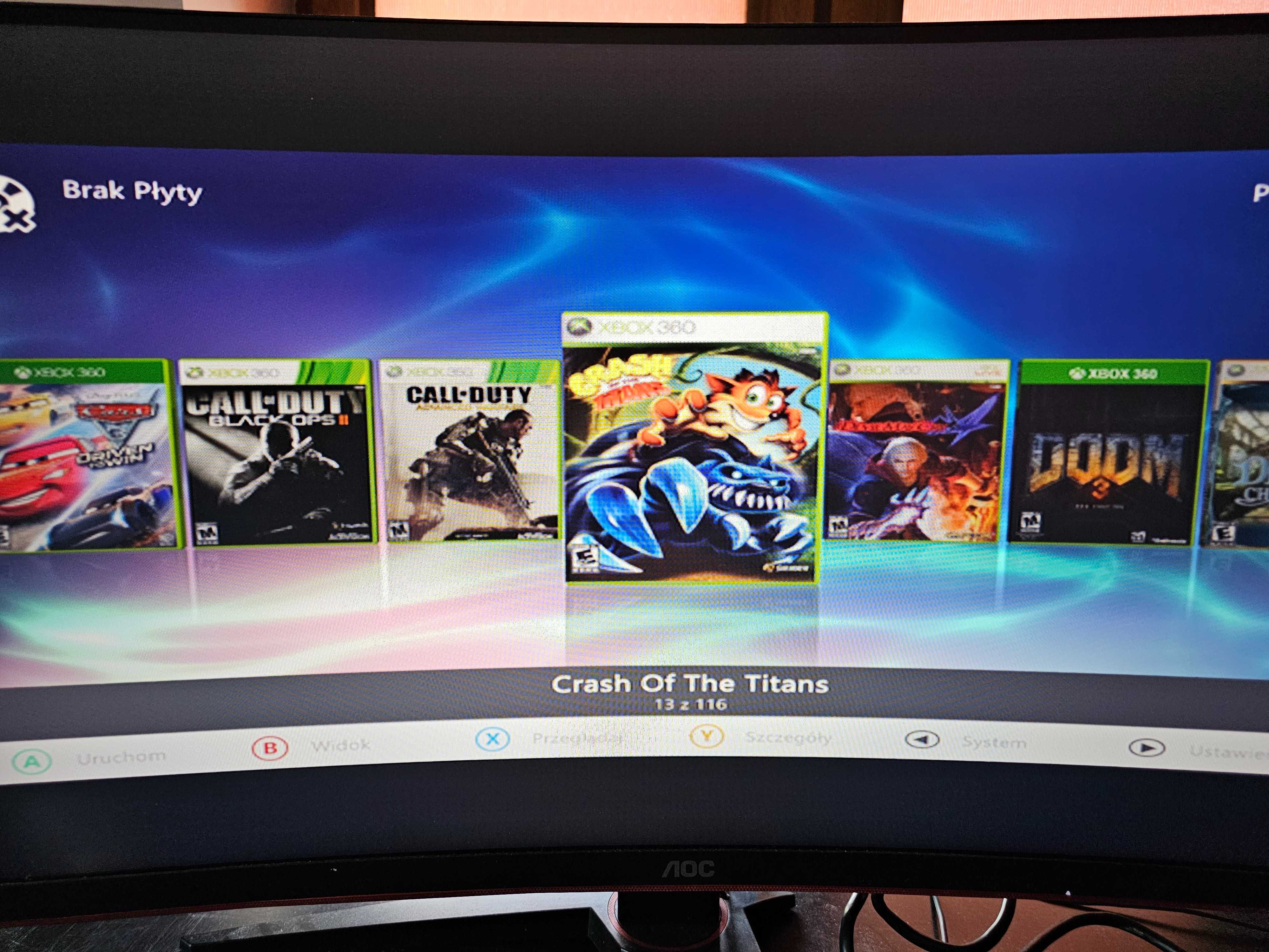 Xbox E RGH 926GB 2 pady kinect, hdmi pudełko 119 gier gotowy do gry