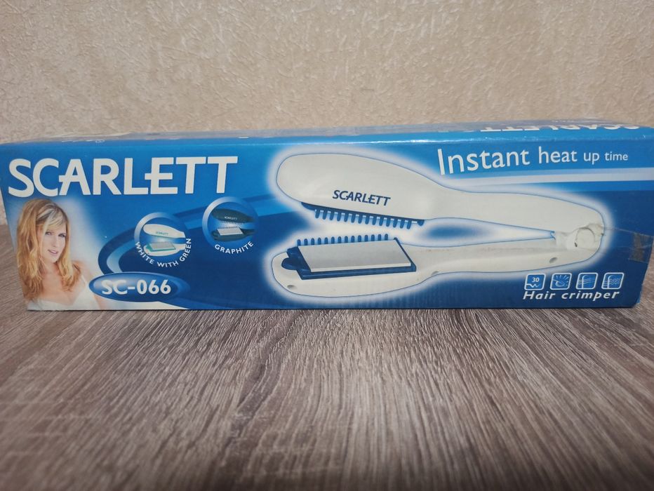 Вирівнювач, гофре, щипці для волосся Scarlett SC-066