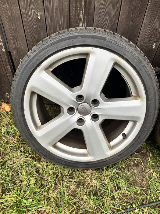 Felgi aluminiowe Audi 18 + opony zimowe Snowdragon 225/40 R18