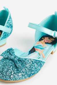 Bokatowe baleriny, pantofelki buty na obcasie HM Aladyn