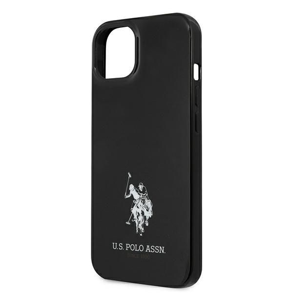 Etui U.S. Polo Assn. do iPhone 13/14/15 6.1" Czarny z Logo Koników