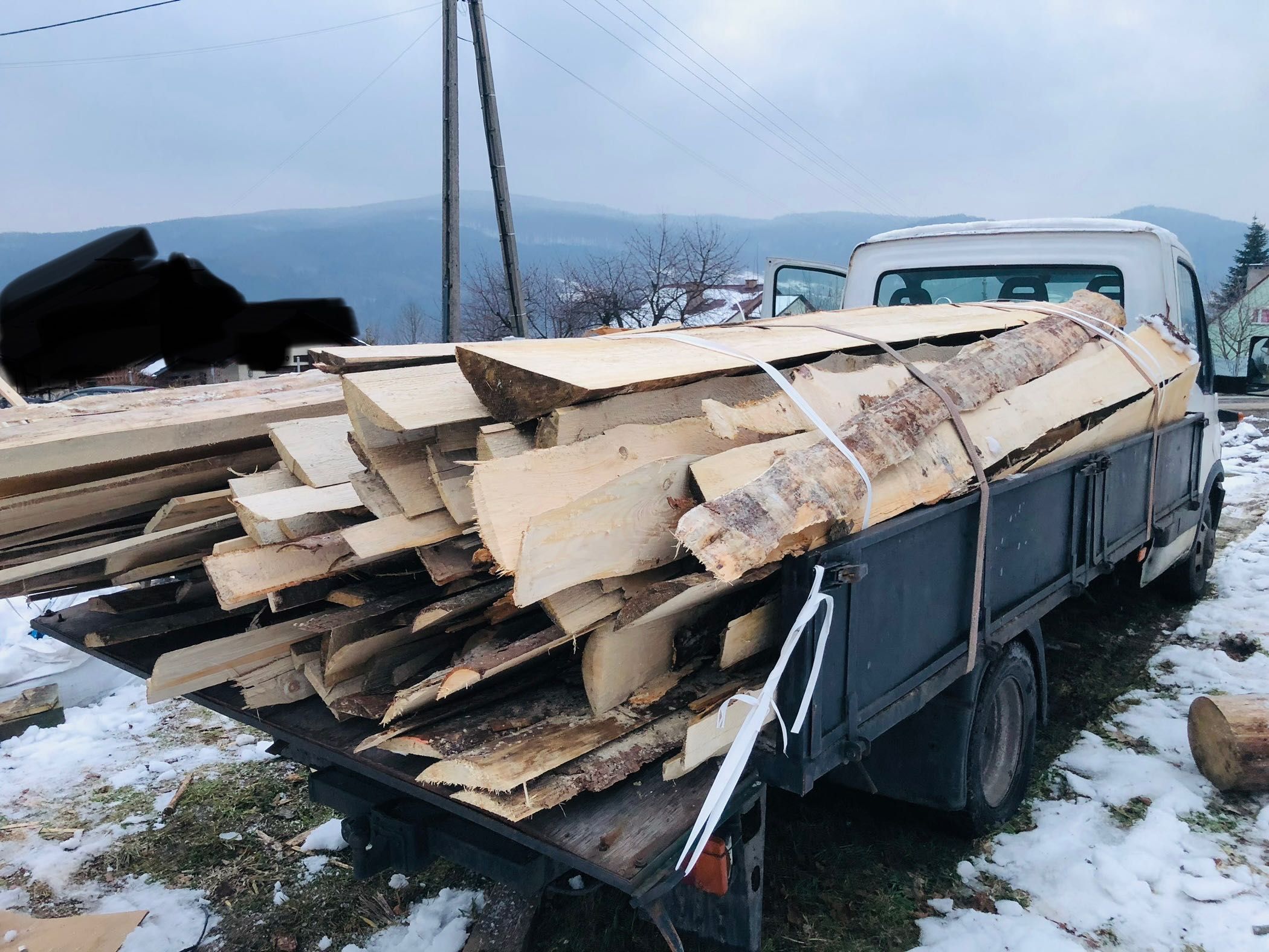 Drewno opałowe, zrzyny tarczane świerk, dąb i buk