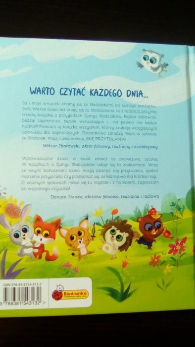 Książka z Biedronki Gangu Słodziaków