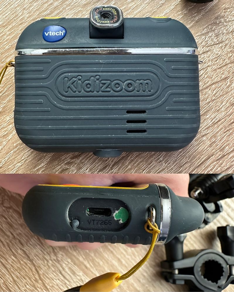 Детский фотоаппарат экшн-камера VTech Kidizoom Action с креплениями