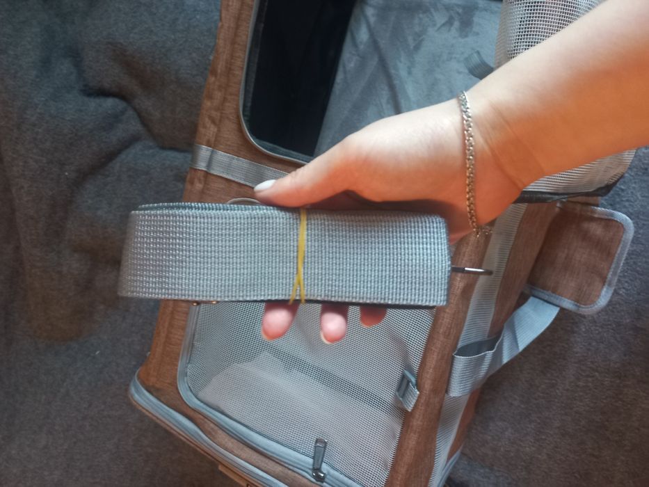 Переноска для двох тварин на колесиках