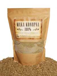 Naturalna mąka konopna 100% Bezpośrednio od rolnika, 1kg, JAKOŚĆ!