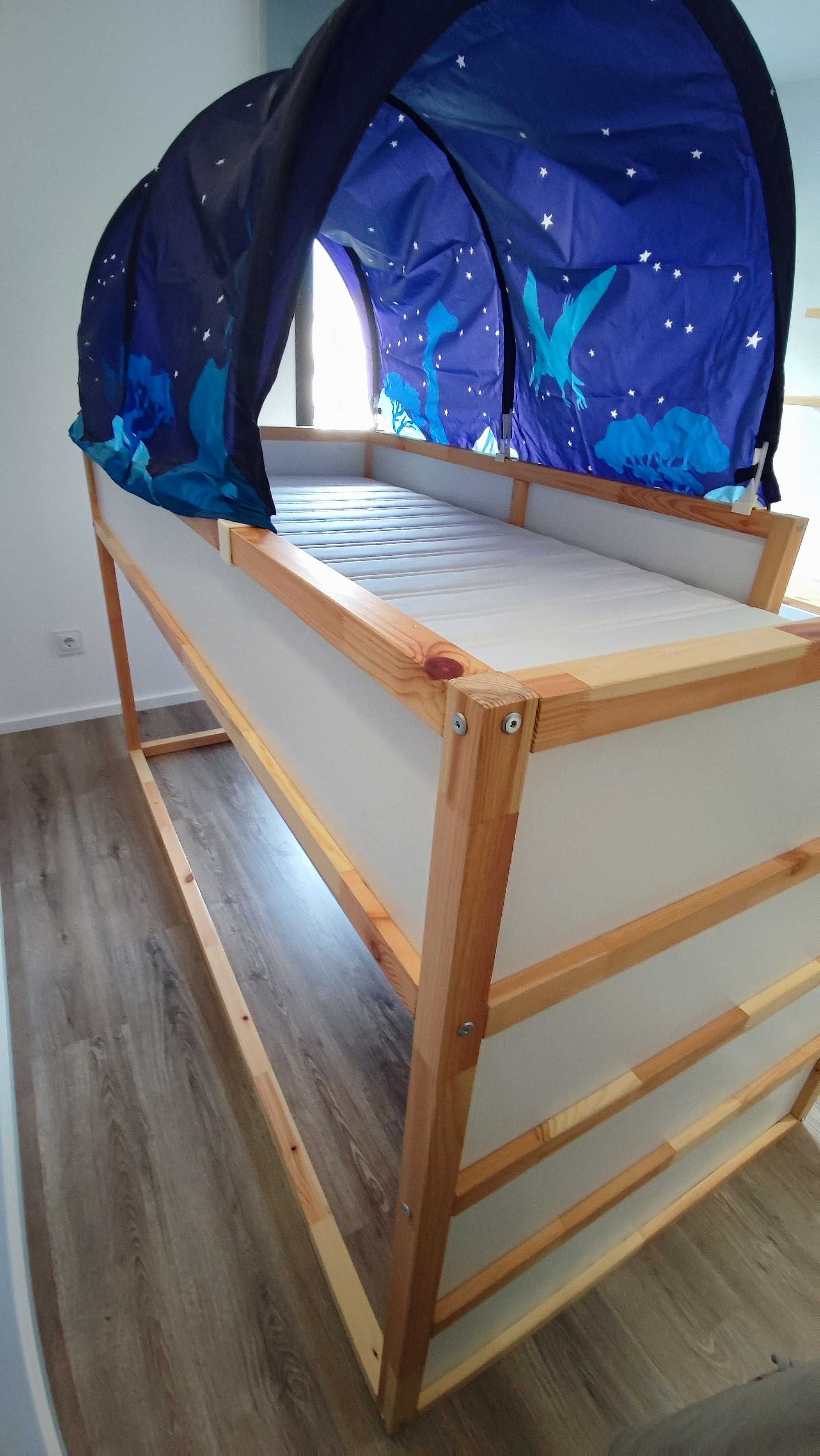 Cama Infantil IKEA Kura com colchão