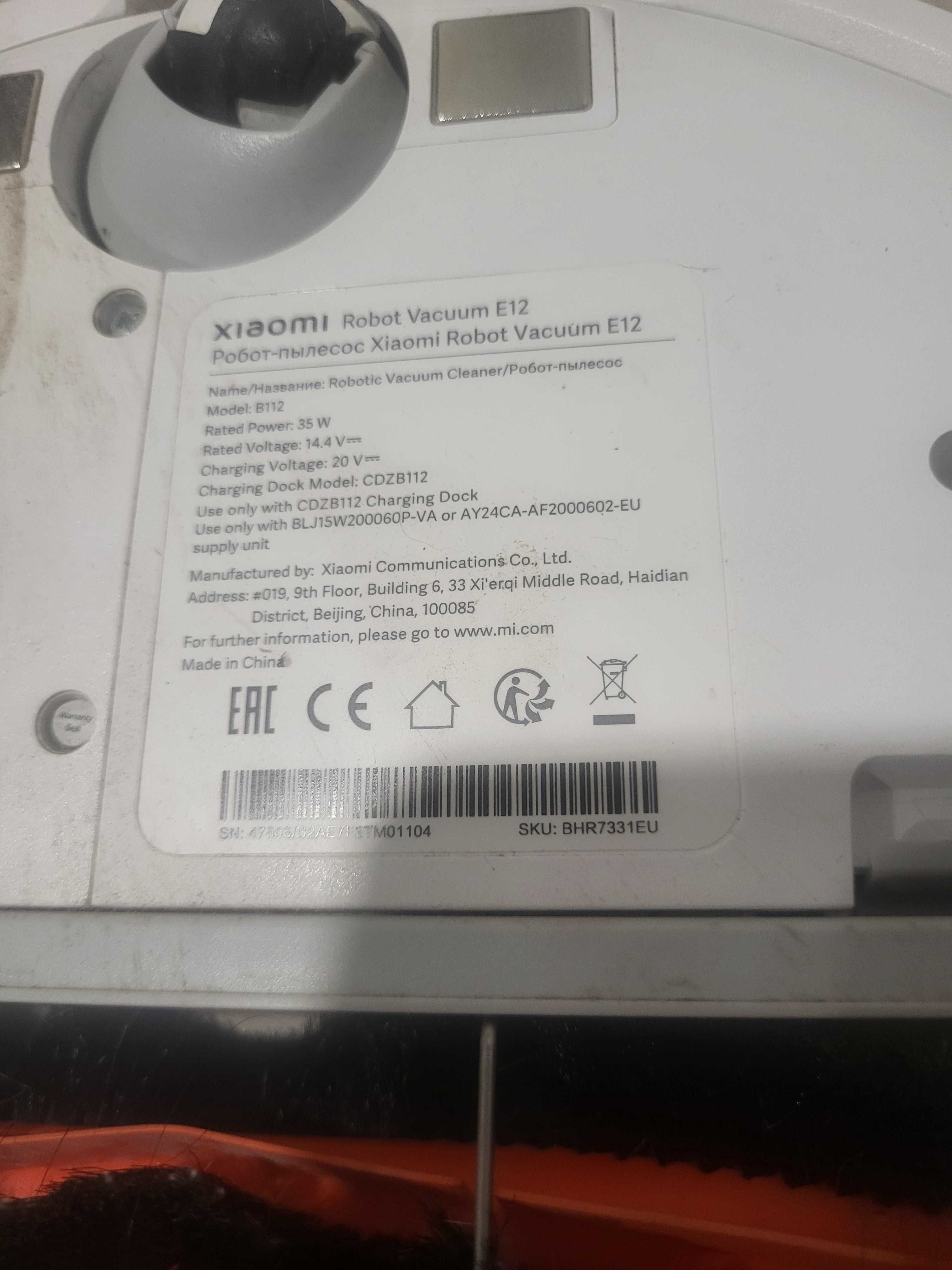 Aspirador Robô XIAOMI Vaccuum E12