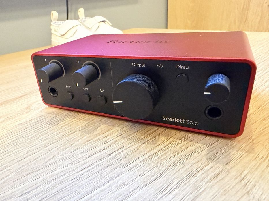 Interfejs Audio Focusrite Scarlett Solo 4th Gen