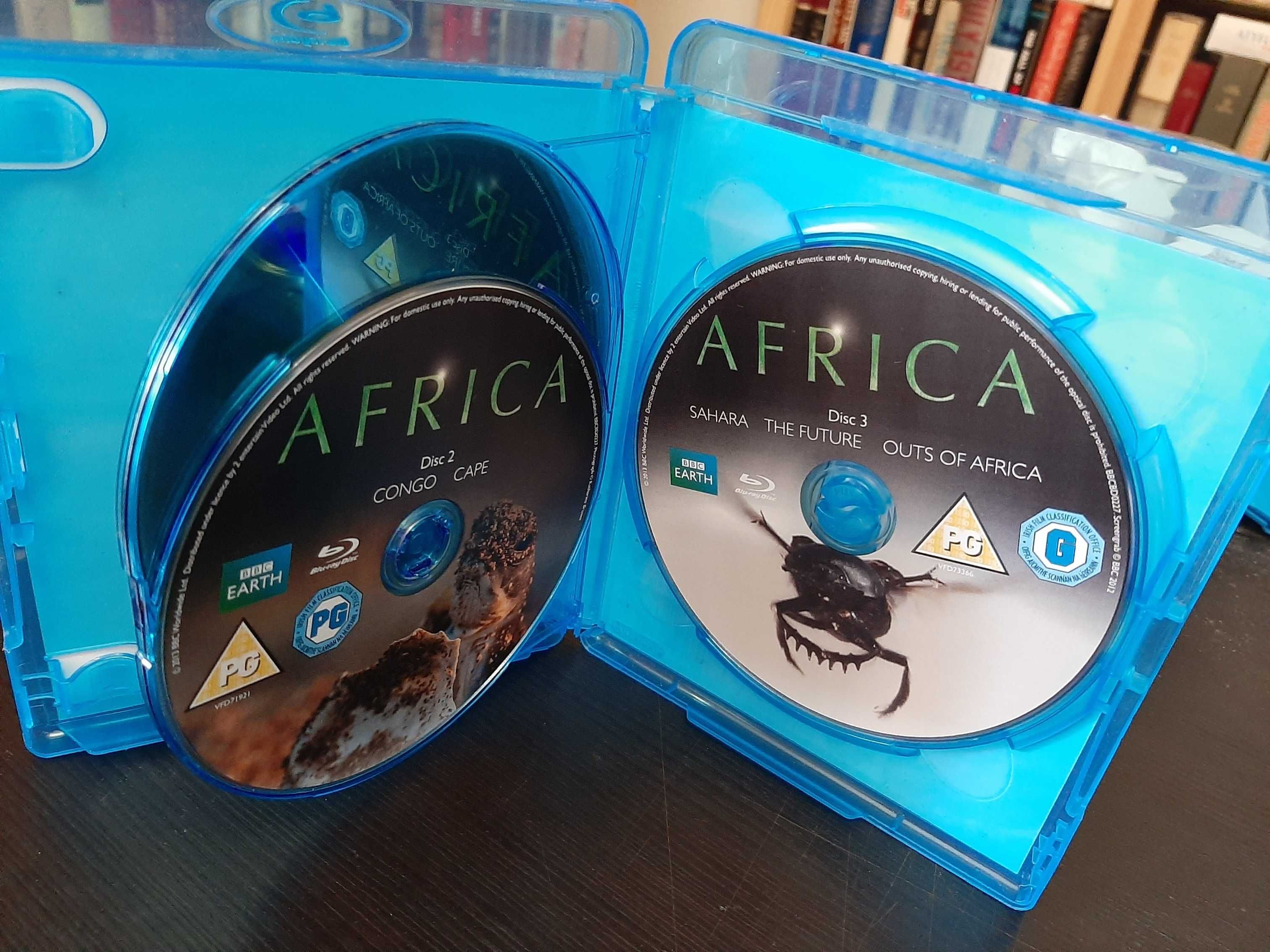 Africa - narrado por David Attenborough - BBC Earth - 3 Discos Blu Ray