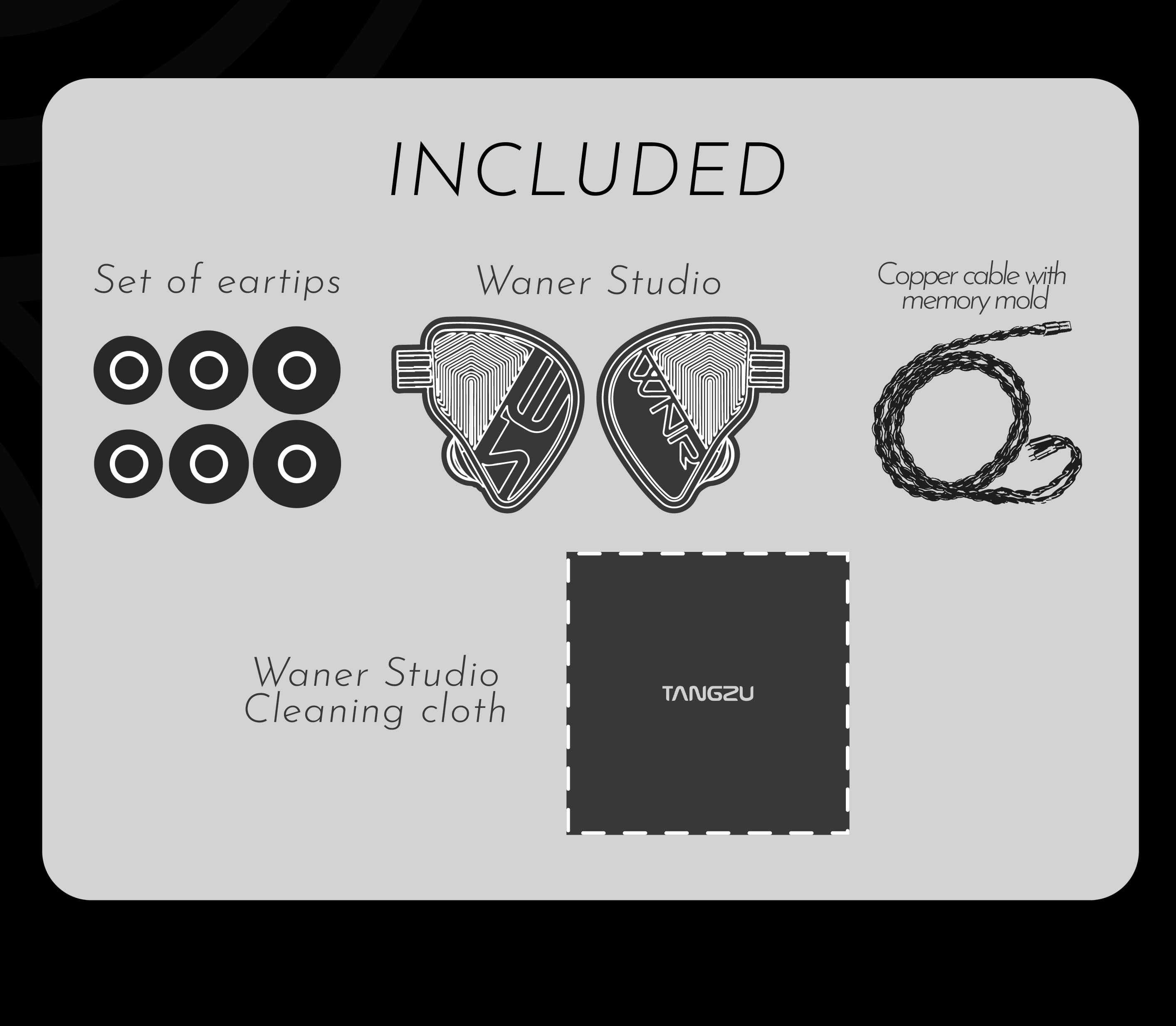⇒ TANGZU Wan'er S.G Studio Edition - наушники, со студийной настройкой