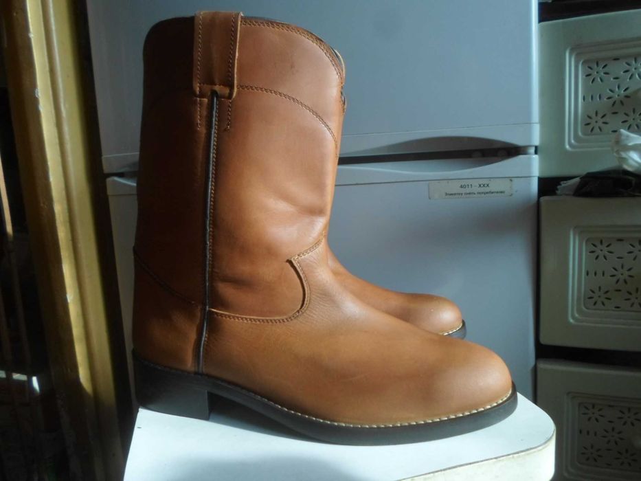 Ботинки/сапоги байкерские кожа