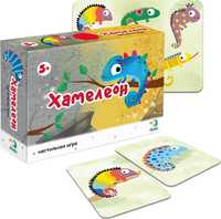 Карточная детская настольная МЕМО-игра "Хамелеон" DoDo