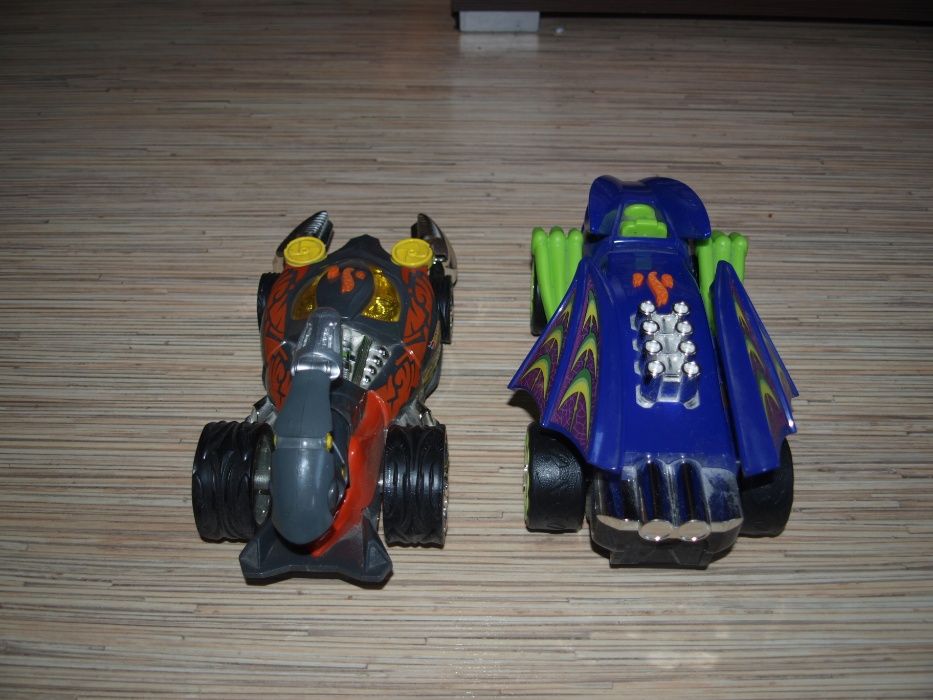 Zestaw dużych interaktywnych samochodów Hot Wheels jak nowe!!