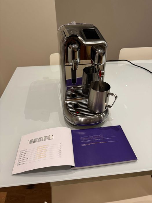 Nespresso Creatista Pro em Garantia com manual