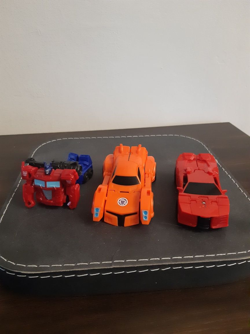 Transformers 3 sztuki zestaw figurki samochody