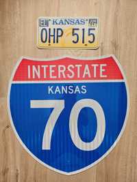 Kansas znak drogowy USA