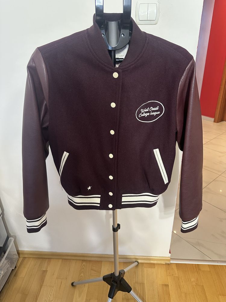 Kurtka Bomber Nowa Mango XS wełna