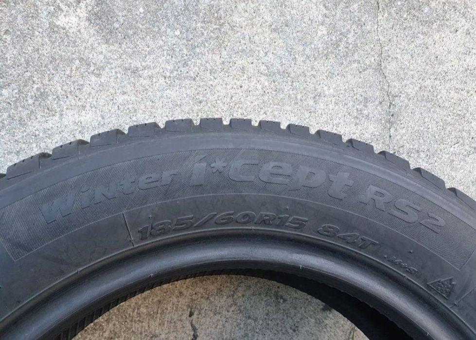Opony zimowe 2szt. 185/60/15 HANKOOK 2018 rok!! 7,2 mm!! MONTAŻ!