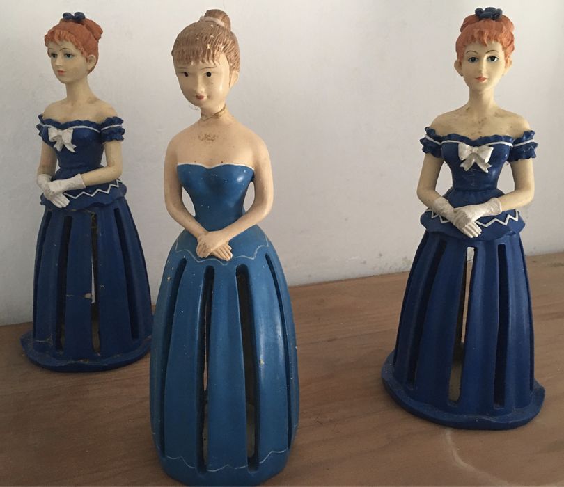 Conjunto de 3 suprtes de guardanapos