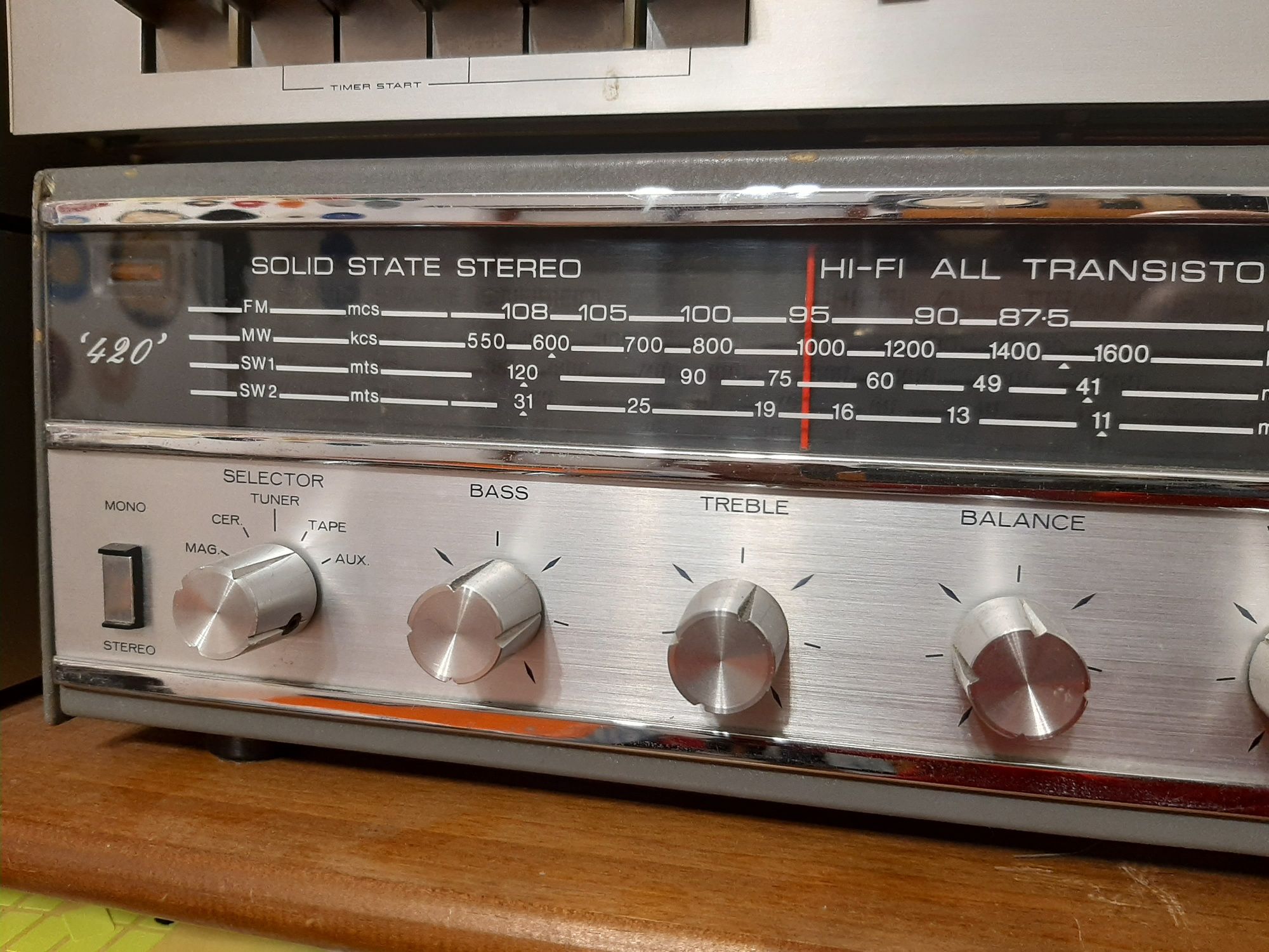 RECEIVER TEPPAZ 420 vintage raro