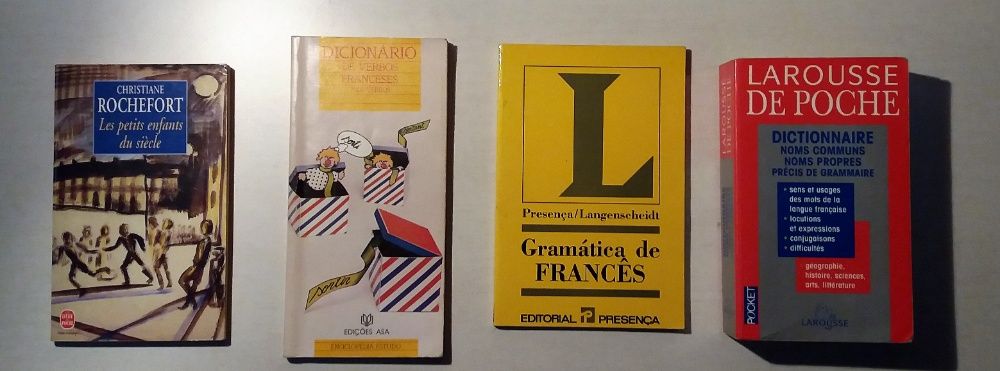 Livros Francês - dicionário, gramática, e literatura