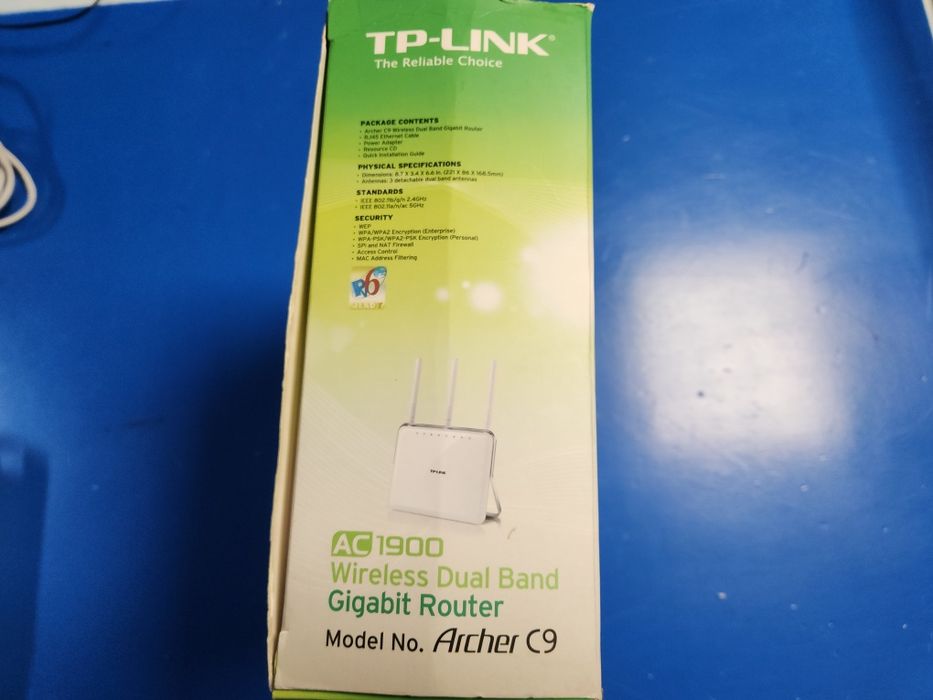Router Gigabit sem fio de banda dupla AC1900
