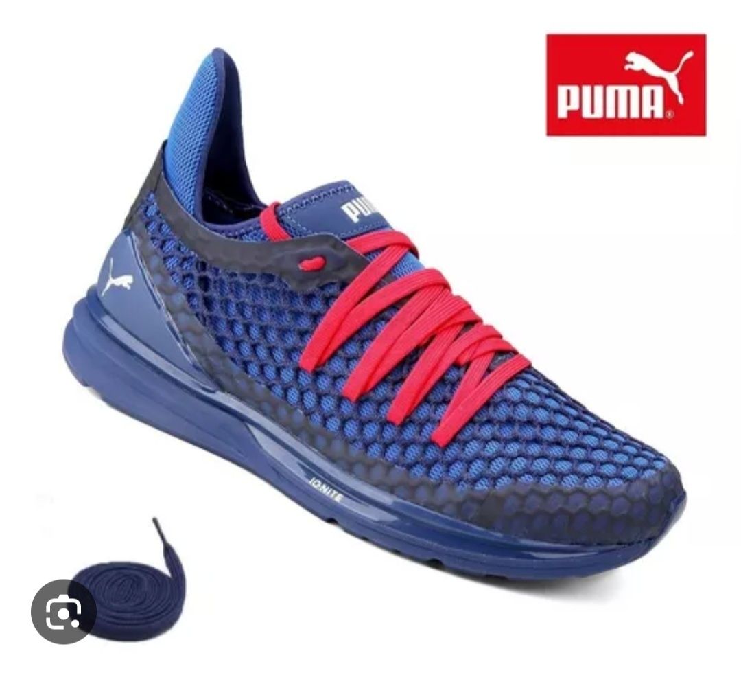 Кроссовкиpuma ignite limitless netfit blue кросiвки