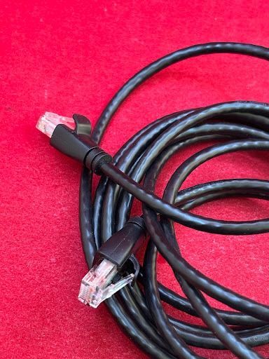 kabel krosowy ethernet amazonbasics rj45 długość 3 m cat6 czarny