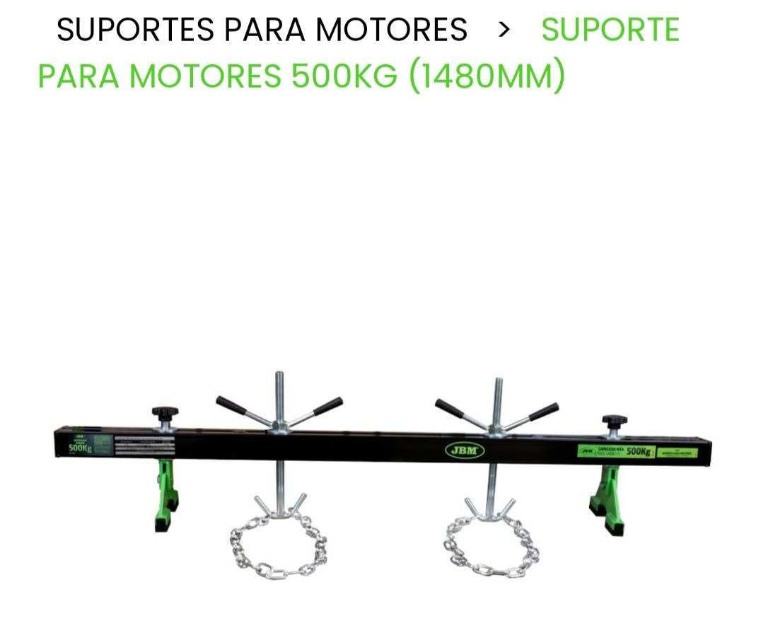 Barra suporte motores