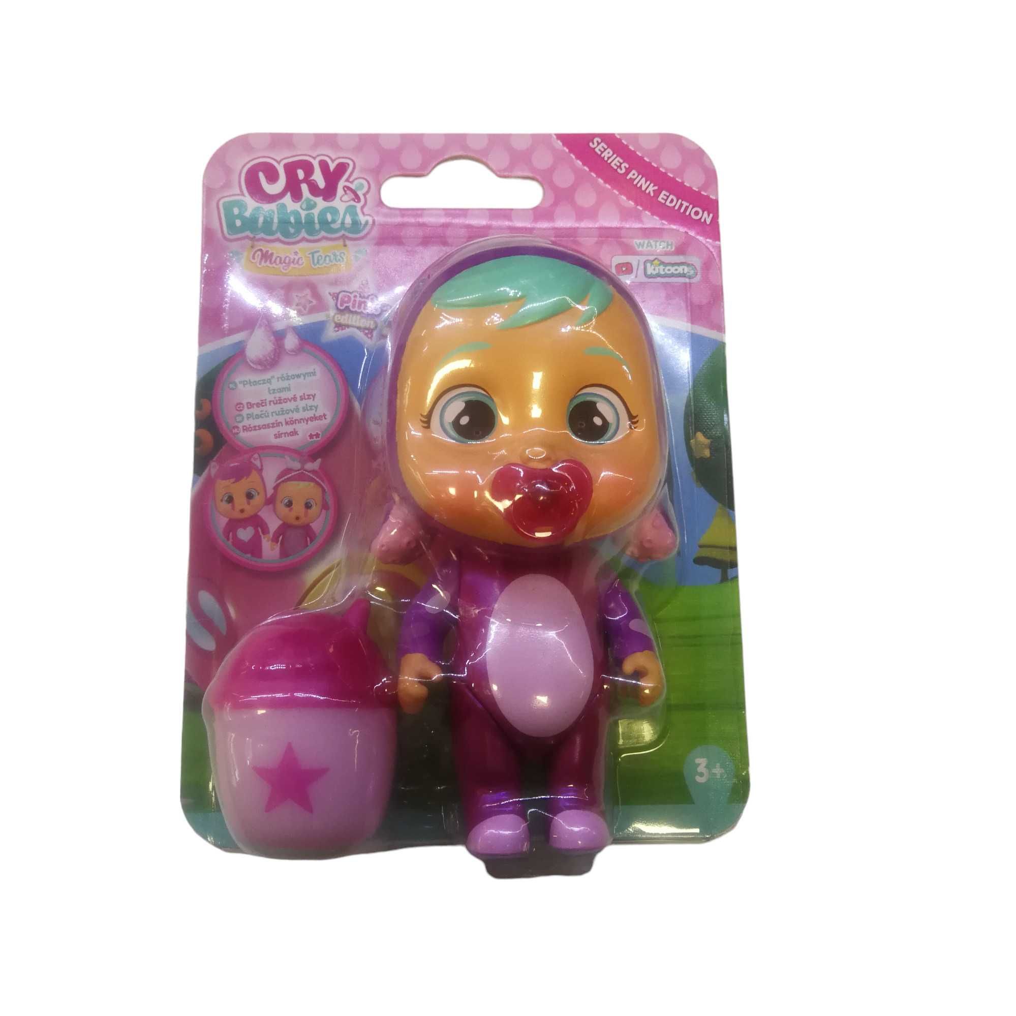 Lalka Cry Babies TM Toys Magic Tears Pink Edition 13 cm