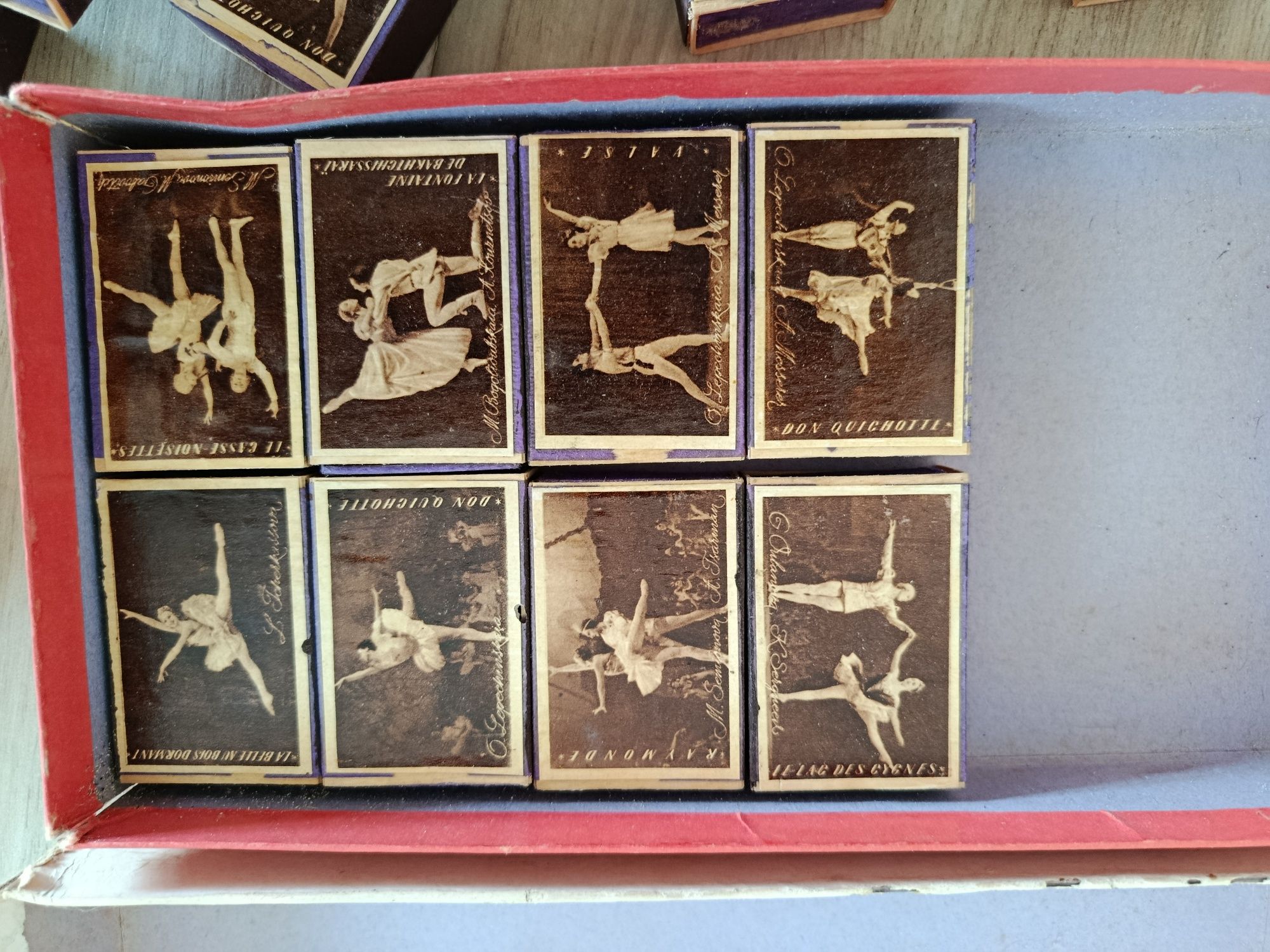 caixa de fósforos coleção Le theatre ballet