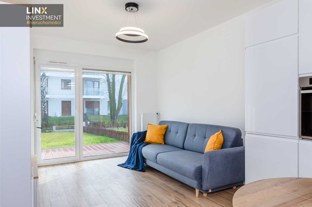 41 m2 z osobną sypialnią oraz dużym ogródkiem w inwestycji Lema 15A