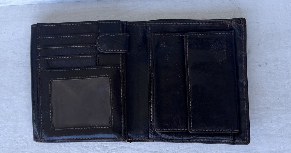 Skórzany portfel męski Peterson z RFID