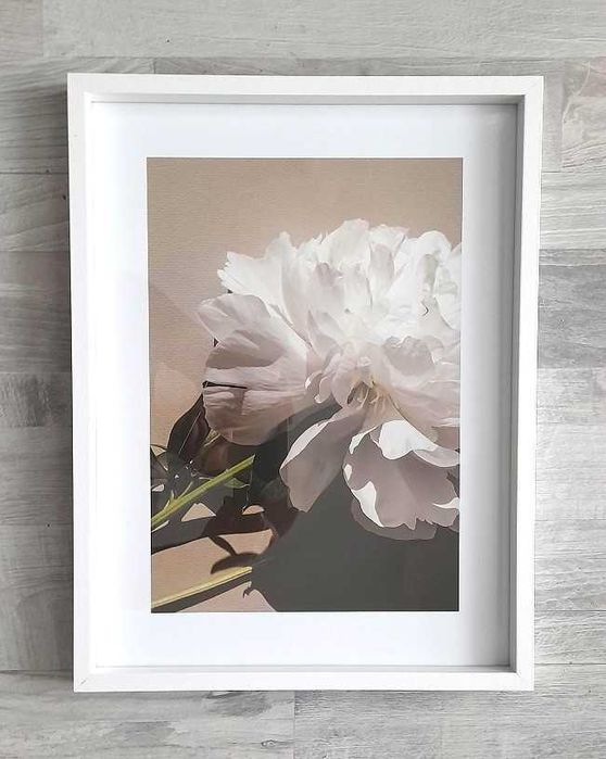 Obraz z Passepartout i Ramą Kwiaty_Nowy