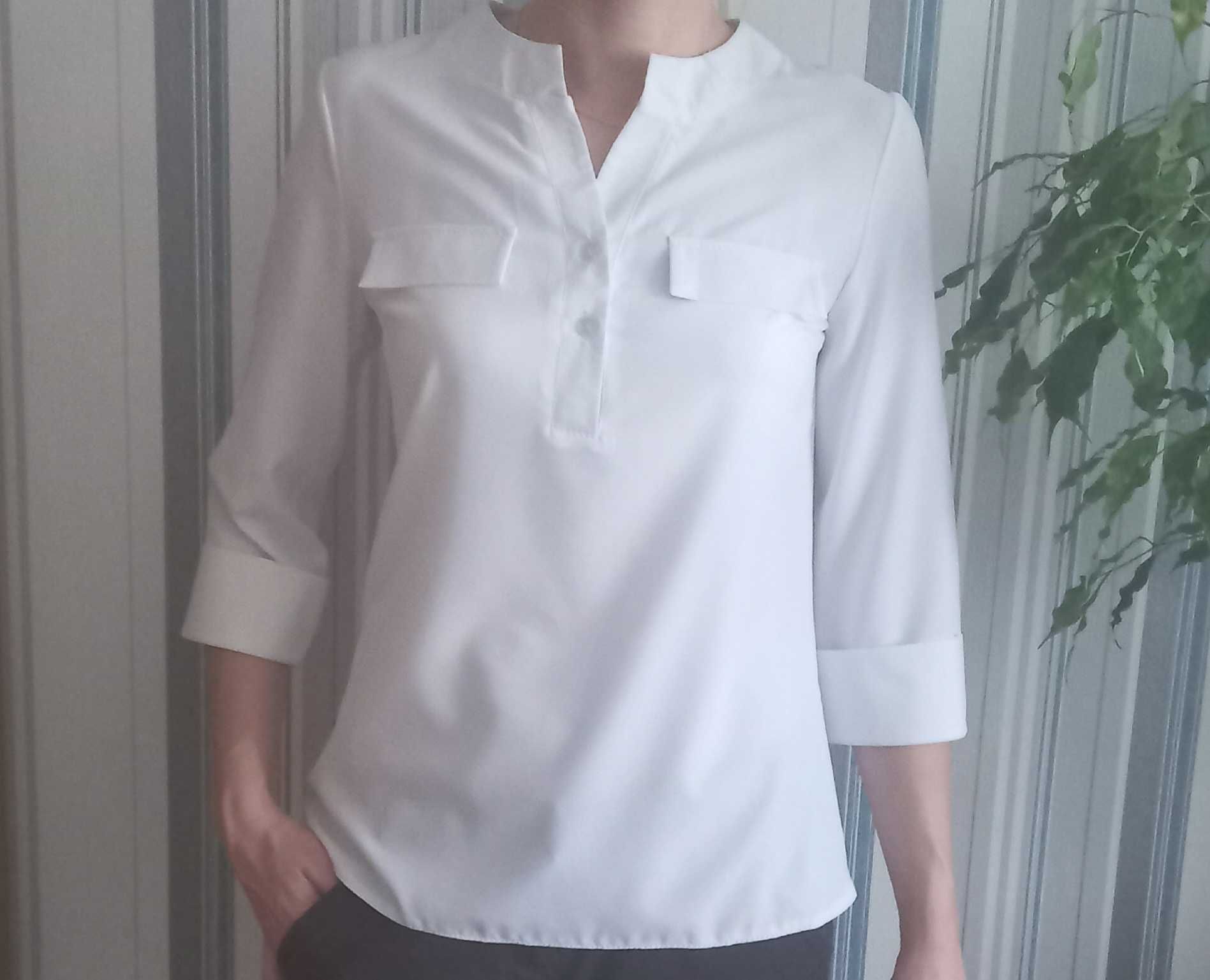 Блуза біла жіноча, розмір 44